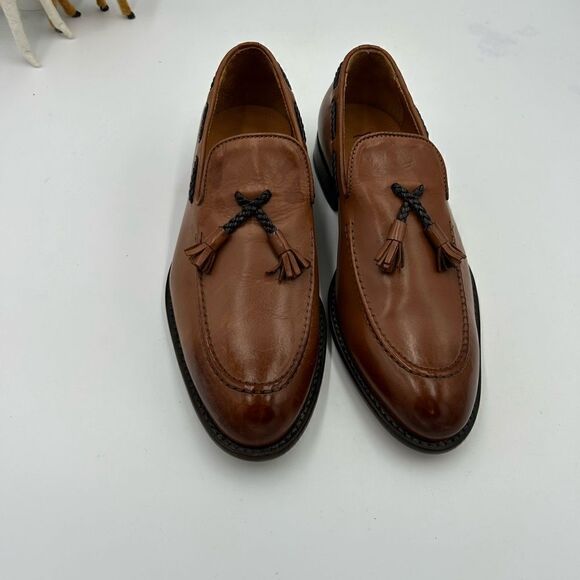 Men’s Brunomagli leather loafers size 8, made in Italy - Picture 10 of 11